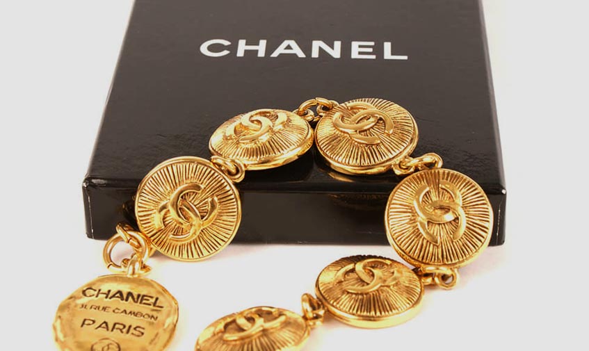 CHANEL  Jewelry  8k Chanel Two Tone Real Gold Earrings  Poshmark