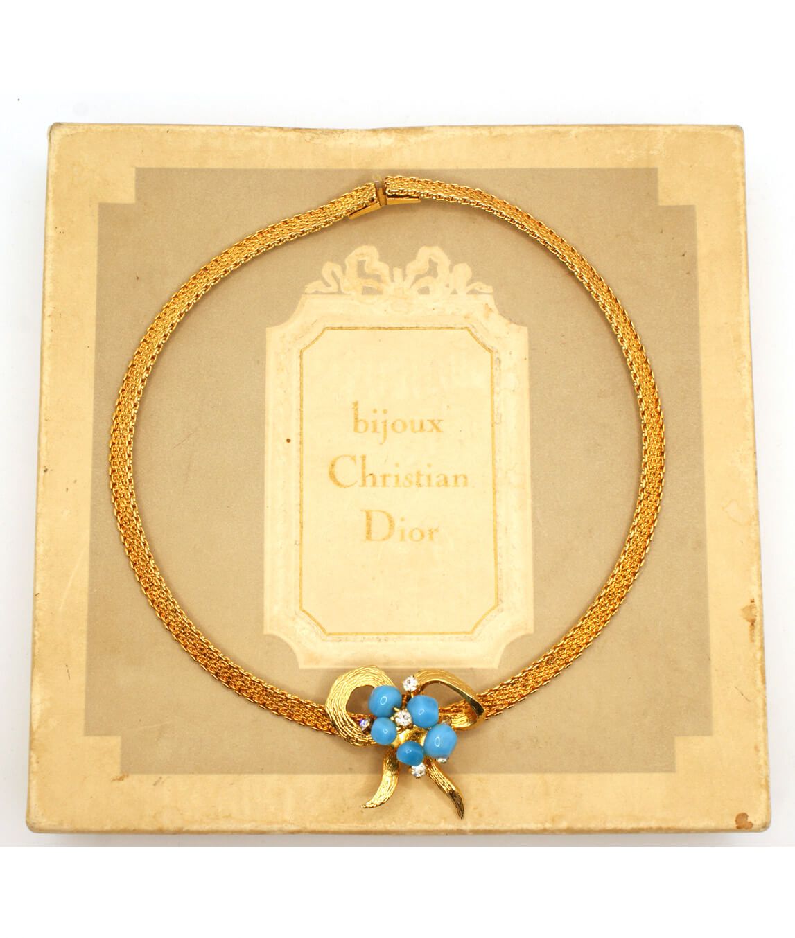 Christian Dior Vintage Gold Tone Poured Glass Necklace at 1stDibs  christian  dior vintage jewelry garige buddi designs christian dior bijoux vintage