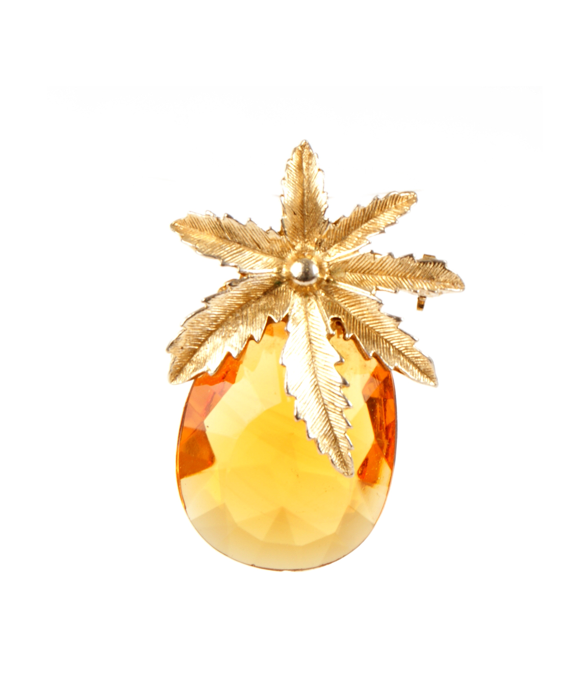 Chanel clearance pineapple brooch